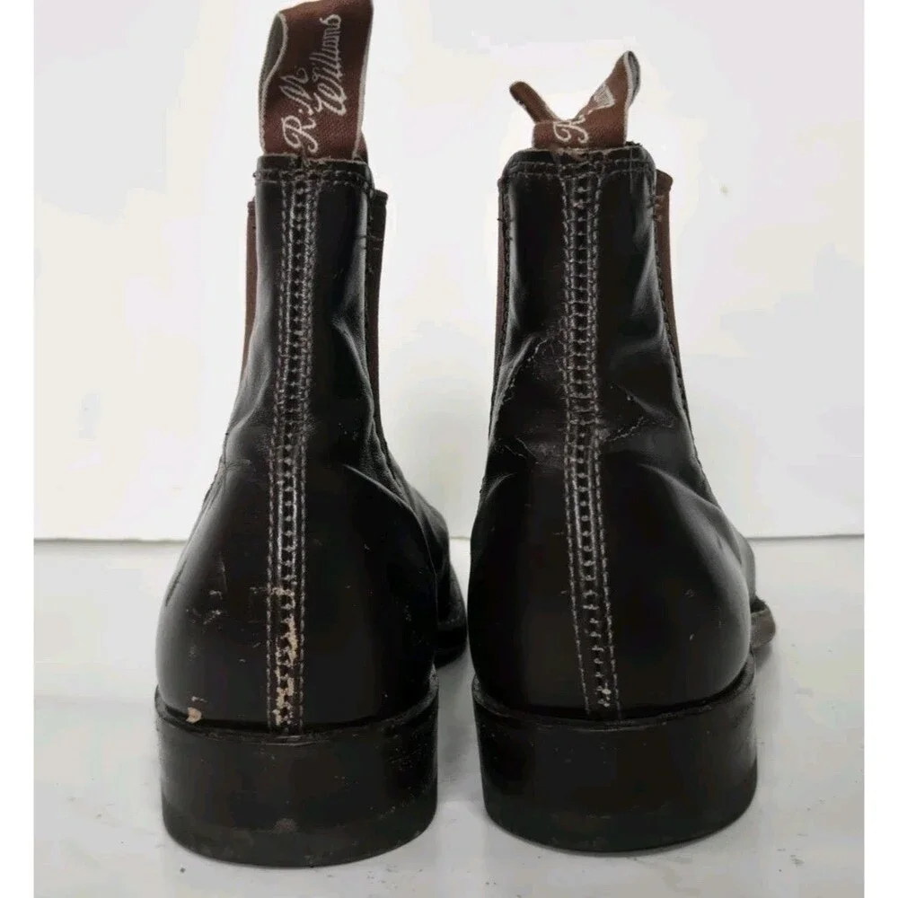 RM Williams Boots Womens 6 US AU 3.5 Comfort Craftsman Chelsea Brown